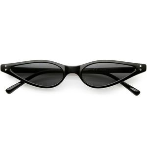 Thin cat eye sunglasses